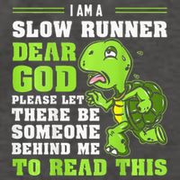 I'm A Slow Runner Turtle Funny Marathon Running Run Gift Vector Backpack