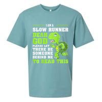 I'm A Slow Runner Turtle Funny Marathon Running Run Gift Sueded Cloud Jersey T-Shirt