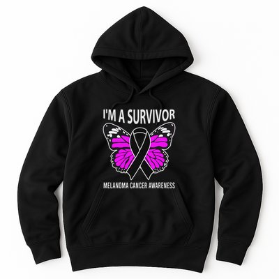 Im A Survivor Melanoma Skin Cancer Awareness Hoodie