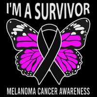 Im A Survivor Melanoma Skin Cancer Awareness Zip Tote Bag