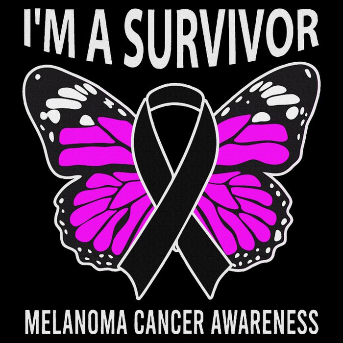 Im A Survivor Melanoma Skin Cancer Awareness Zip Tote Bag