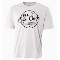 IM A Side Chick Funny Thanksgiving Food Cooling Performance Crew T-Shirt