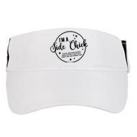 IM A Side Chick Funny Thanksgiving Food Adult Drive Performance Visor