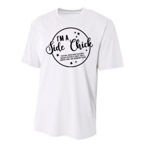 IM A Side Chick Funny Thanksgiving Food Performance Sprint T-Shirt