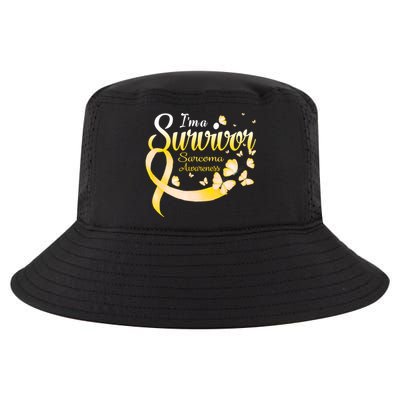 I'm A Survivor Sarcoma Awareness Butterfly Cute Gift Cool Comfort Performance Bucket Hat