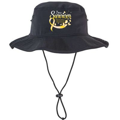 I'm A Survivor Sarcoma Awareness Butterfly Cute Gift Legacy Cool Fit Booney Bucket Hat