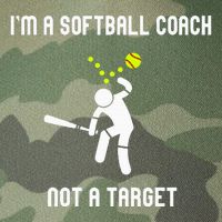 IM A Softball Coach Not A Target Legacy Tie Dye Trucker Hat