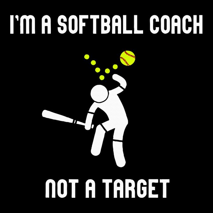 IM A Softball Coach Not A Target Flexfit Unipanel Trucker Cap