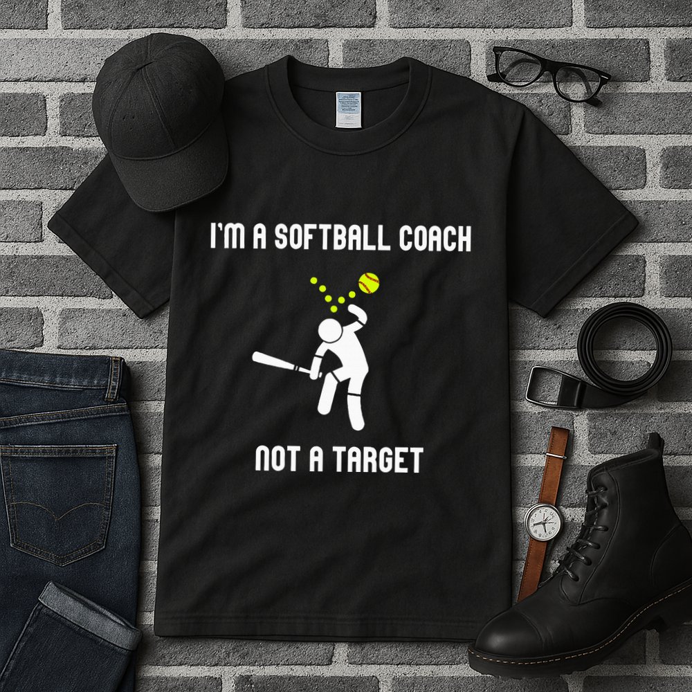 IM A Softball Coach Not A Target Tall T-Shirt