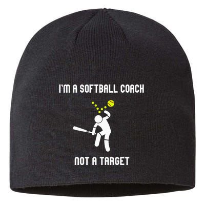 IM A Softball Coach Not A Target Sustainable Beanie