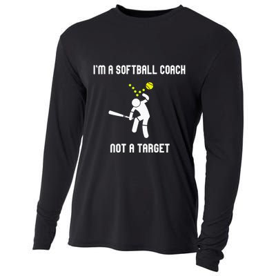 IM A Softball Coach Not A Target Cooling Performance Long Sleeve Crew