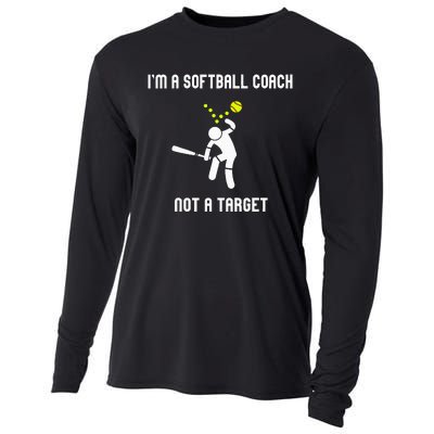 IM A Softball Coach Not A Target Cooling Performance Long Sleeve Crew