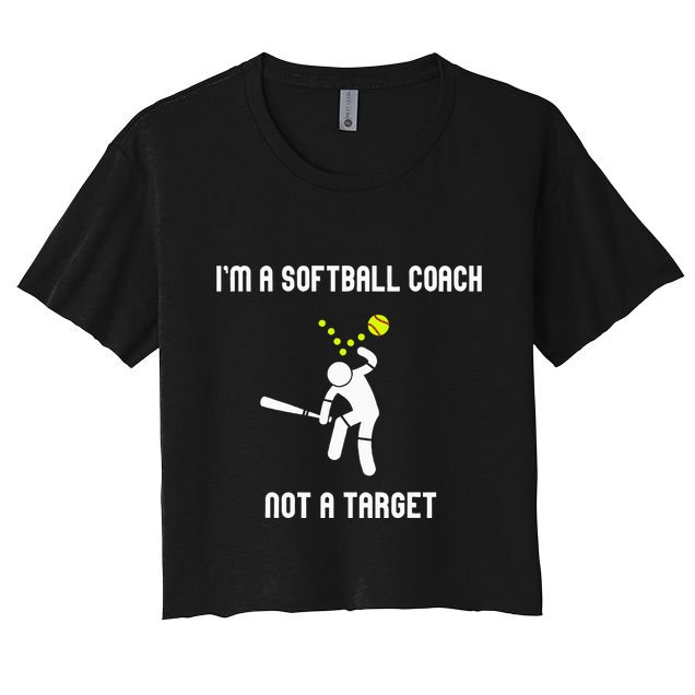 IM A Softball Coach Not A Target Crop Top