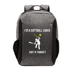 IM A Softball Coach Not A Target Vector Backpack