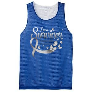 I'm A Survivor Encephalitis Awareness Butterfly Gift Mesh Reversible Basketball Jersey Tank