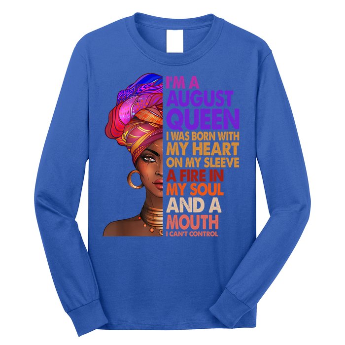 Im A September Black Virgo Libra Queen Birthday Funny Gift Long Sleeve Shirt