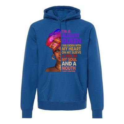 Im A September Black Virgo Libra Queen Birthday Funny Gift Premium Hoodie