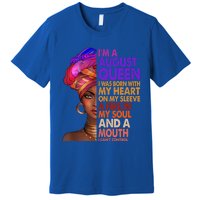 Im A September Black Virgo Libra Queen Birthday Funny Gift Premium T-Shirt