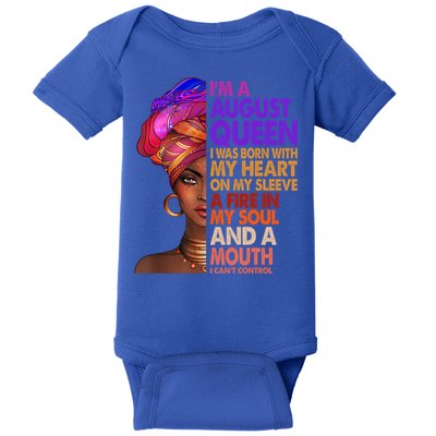 Im A September Black Virgo Libra Queen Birthday Funny Gift Baby Bodysuit