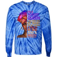 Im A September Black Virgo Libra Queen Birthday Funny Gift Tie-Dye Long Sleeve Shirt