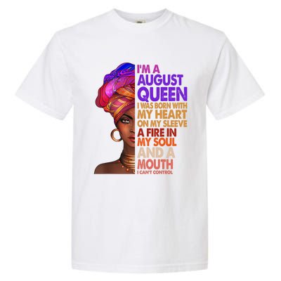 Im A September Black Virgo Libra Queen Birthday Funny Gift Garment-Dyed Heavyweight T-Shirt