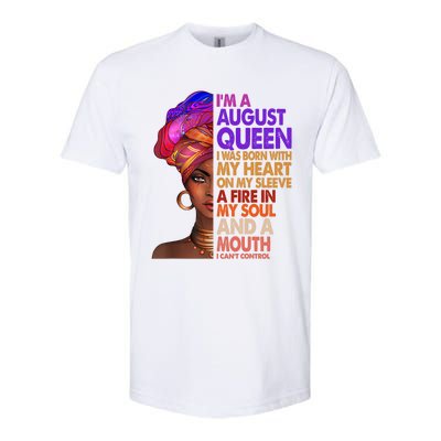 Im A September Black Virgo Libra Queen Birthday Funny Gift Softstyle® CVC T-Shirt