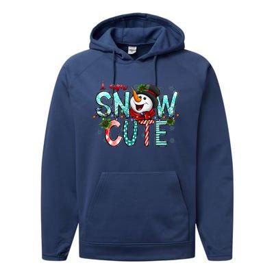 I Am Snow Cute Meaningful Gift Snow Sweater Meaningful Gift Performance Fleece Hoodie