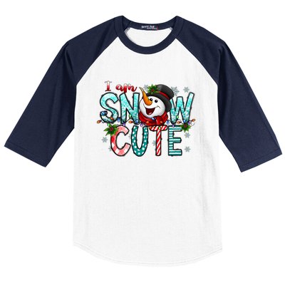 I Am Snow Cute Meaningful Gift Snow Sweater Meaningful Gift Baseball Sleeve Shirt