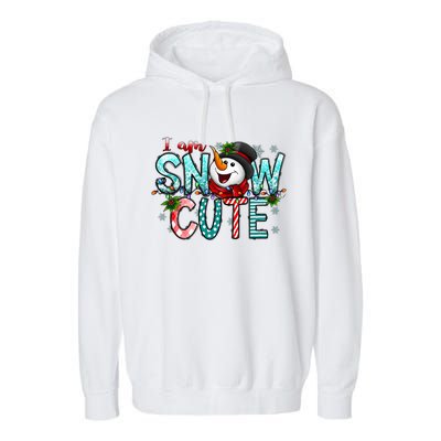 I Am Snow Cute Meaningful Gift Snow Sweater Meaningful Gift Garment-Dyed Fleece Hoodie