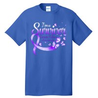 I'm A Survivor Domestic Violence Awareness Butterfly Gift Tall T-Shirt