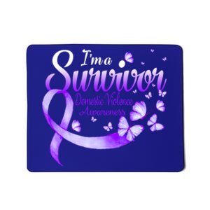 I'm A Survivor Domestic Violence Awareness Butterfly Gift Mousepad