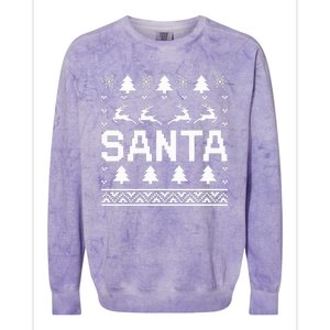 I Am So Good Santa Came Twice Ugly Xmas Sweaters Colorblast Crewneck Sweatshirt