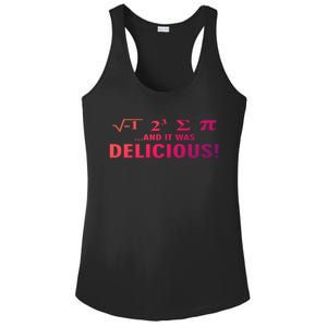 I Ate Some Pie And It Was Delicious Funny Sayings Gift Ladies PosiCharge Competitor Racerback Tank