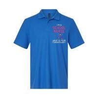 Im A School Nurse Whats Your Superpower School Nurse Gift Softstyle Adult Sport Polo