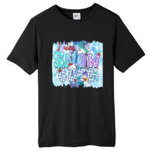 I Am Snow Cute Winter Vibes Blue Holidays Fall Christmas Gift Tall Fusion ChromaSoft Performance T-Shirt