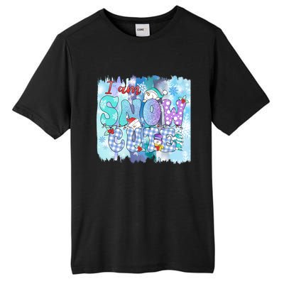 I Am Snow Cute Winter Vibes Blue Holidays Fall Christmas Gift Tall Fusion ChromaSoft Performance T-Shirt