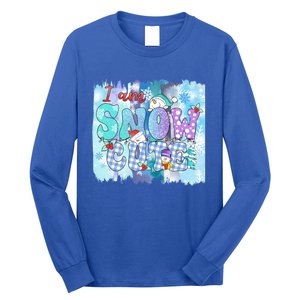 I Am Snow Cute Winter Vibes Blue Holidays Fall Christmas Gift Long Sleeve Shirt