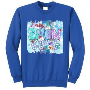 I Am Snow Cute Winter Vibes Blue Holidays Fall Christmas Gift Sweatshirt