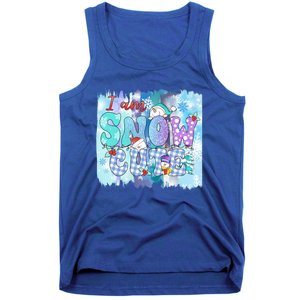 I Am Snow Cute Winter Vibes Blue Holidays Fall Christmas Gift Tank Top