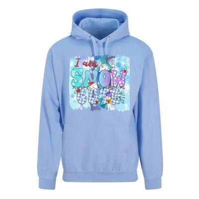 I Am Snow Cute Winter Vibes Blue Holidays Fall Christmas Gift Unisex Surf Hoodie