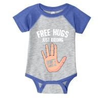 Introvert Anti Social Free Hugs Just Ding Don't Touch Me Gift Infant Baby Jersey Bodysuit