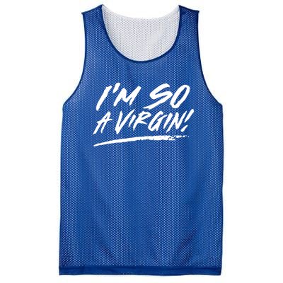 I Am So A Virgin Gift Mesh Reversible Basketball Jersey Tank