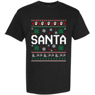 I Am So Good Santa Came Twice Couples Matching Christmas Garment-Dyed Heavyweight T-Shirt