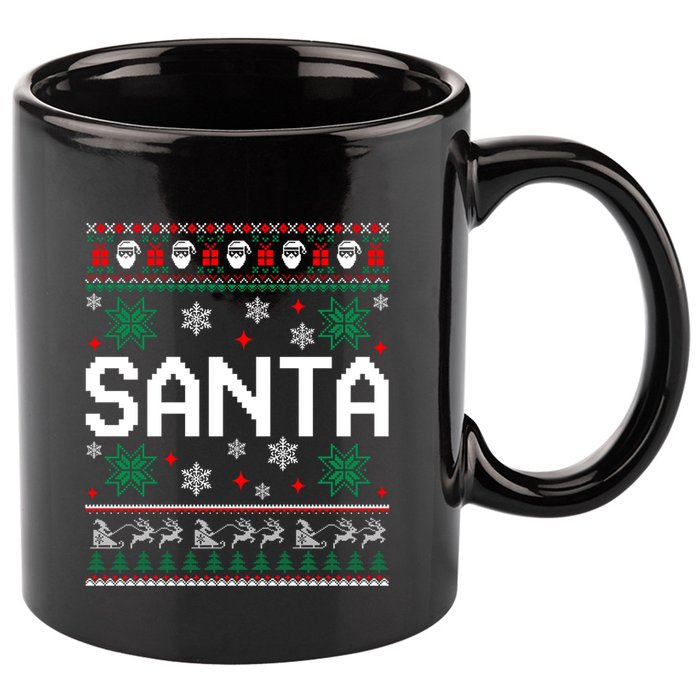 I Am So Good Santa Came Twice Couples Matching Christmas 11oz C Handle Ceramic Mug