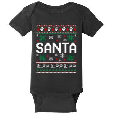 I Am So Good Santa Came Twice Couples Matching Christmas Baby Bodysuit