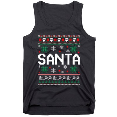 I Am So Good Santa Came Twice Couples Matching Christmas Tank Top