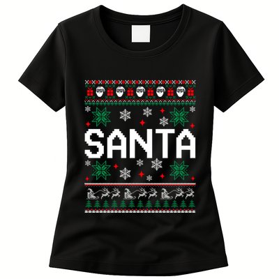 I Am So Good Santa Came Twice Couples Matching Christmas Womens T-Shirt