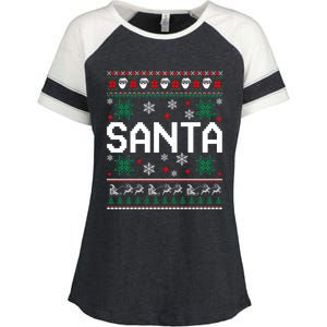 I Am So Good Santa Came Twice Couples Matching Christmas Enza Ladies Jersey Colorblock Tee