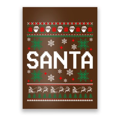 I Am So Good Santa Came Twice Couples Matching Christmas Poster