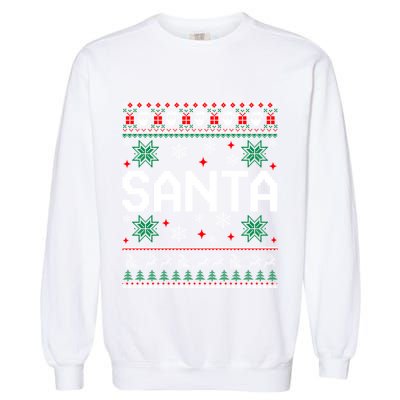 I Am So Good Santa Came Twice Couples Matching Christmas Garment-Dyed Sweatshirt